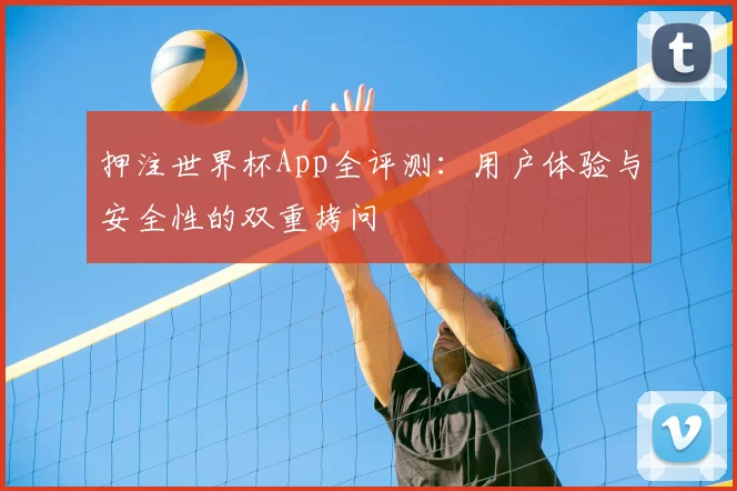 押注世界杯App全评测：用户体验与安全性的双重拷问
